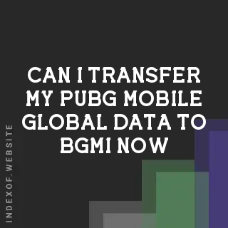Can I transfer my PUBG Mobile global data to BGMI now? Banners