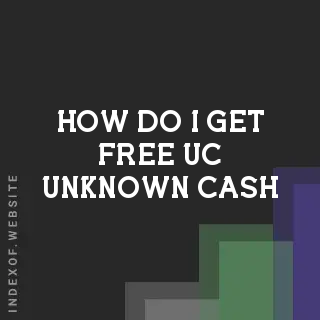 How do I get free UC (Unknown Cash)? Banners