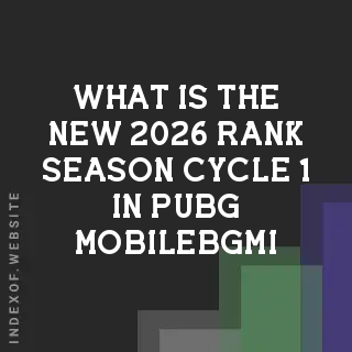 What is the new 2026 Rank Season (Cycle 1) in PUBG Mobile/BGMI? Banners